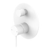 Mecca Shower Nero Mixer With Divertor - Matt White